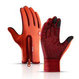 Winter Warm Touch Screen Fishing Man Gloves Waterproof Women Ski Army Cycling  Windproof Non-Slip Fashion Black Gloves Lady